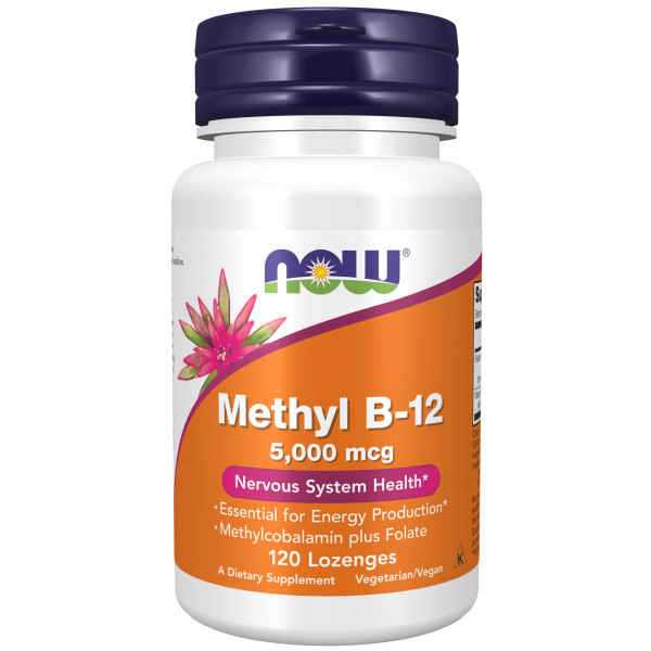 NOW Methyl B-12 5000 mcg 120 lozenges