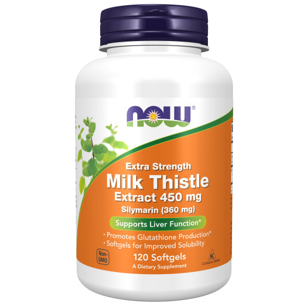 NOW Silymarin Milk Thistle 450 mg 120 softgels