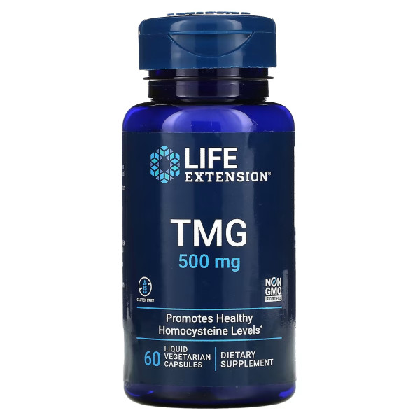 Life Extension TMG 500 mg 60 veg capsules