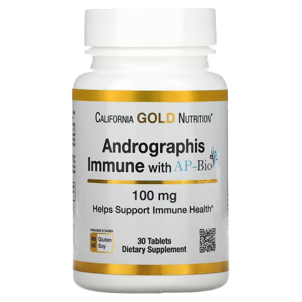 California GOLD Nutrition Andrographis Immune 100 mg 30 tablets