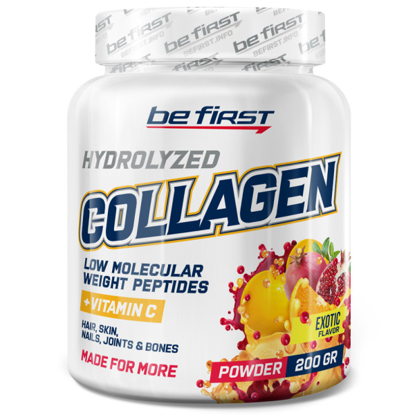 Be First Collagen + vitamin C 200 grams (Экзотик)