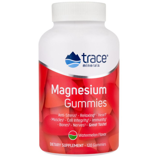 Trace Minerals Magnesium Gummies 120 gummies (Арбуз)