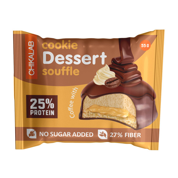 Chikalab Cookie Dessert Souffle 55 grams (Кофе с маршмэллоу)