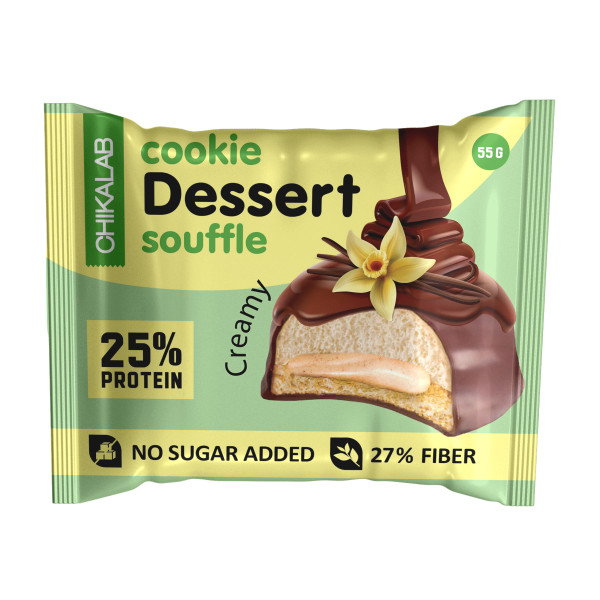 Chikalab Cookie Dessert Souffle 55 grams (Сливочная ваниль)