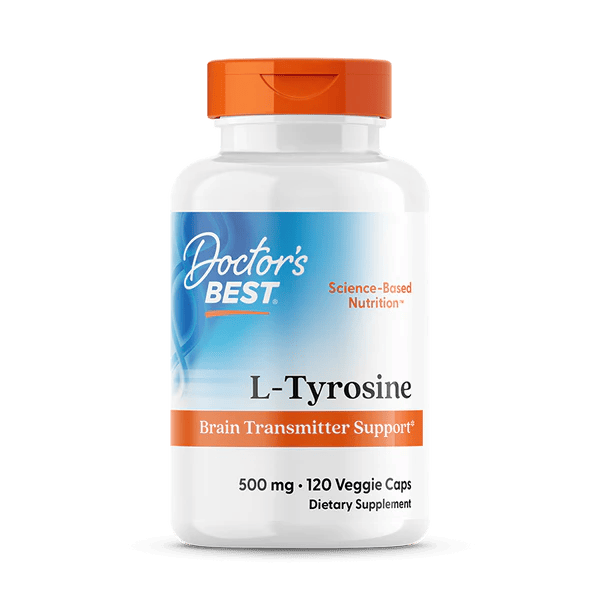 Doctor's Best L-Tyrosine 500 mg 120 veg capsules