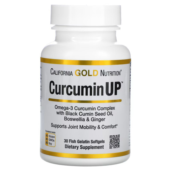 California GOLD Nutrition Curcumin UP 30 softgels