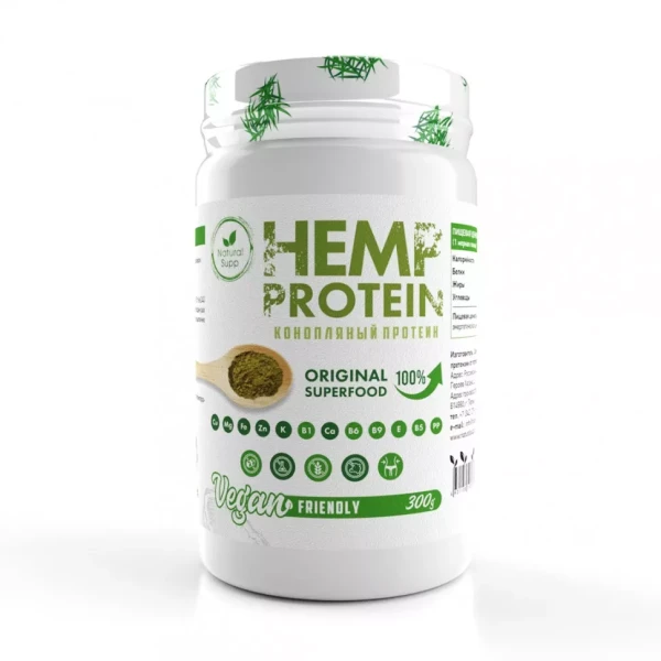 NaturalSupp Hemp Protein 300 grams