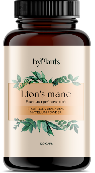ByPlants Lion's mane 50/50 120 capsules