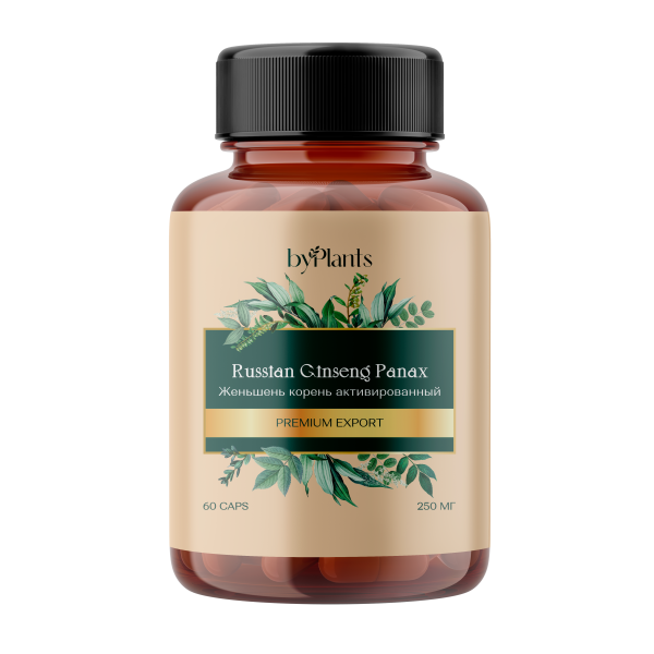 ByPlants Russian ginseng panax 60 capsules