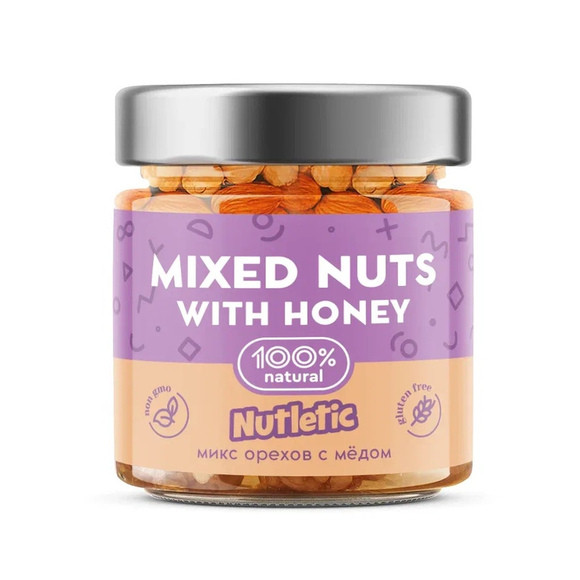 Nutletic Микс орехов с мёдом 180 grams
