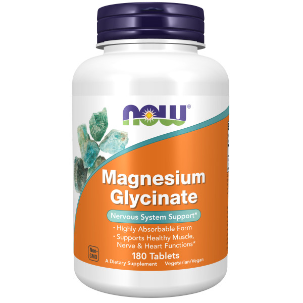 NOW Magnesium Glycinate 180 tablets