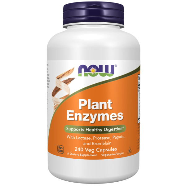 NOW Plant Enzymes 240 veg capsules