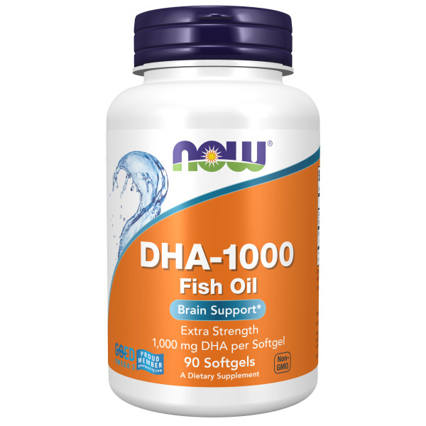 NOW DHA-1000 Fish Oil 90 softgels