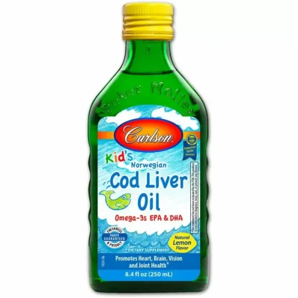 Carlson Cod Liver Oil 250 ml (Натуральный лимон)