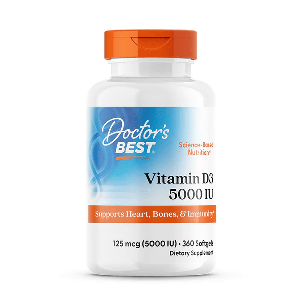 Doctor's Best Vitamin D3 5000 ME 360 softgels