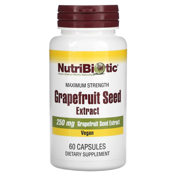 NutriBiotic Grapefruit Seed Extract 250 mg 60 capsules