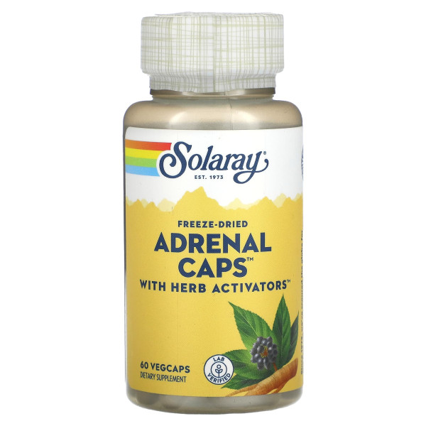 Solaray Adrenal Caps 60 veg capsules