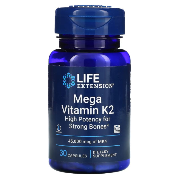 Life Extension Mega Vitamin K2, 45 000 mcg 30 capsules