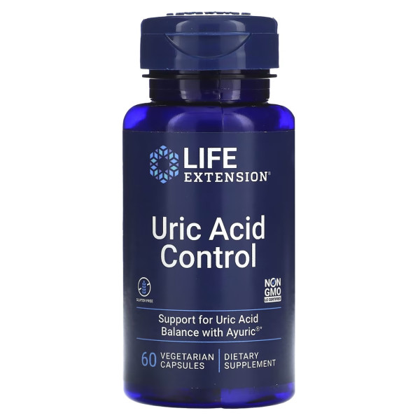Life Extension Uric Acid Control 60 veg capsules