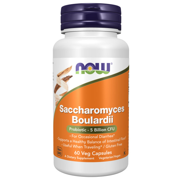 NOW Saccharomyces Boulardi 60 veg capsules