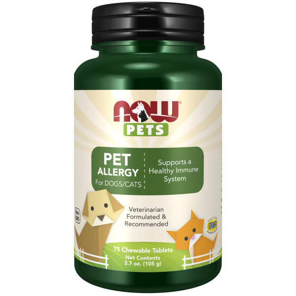 NOW Pets Allergy for dogs/cats 75 chewables