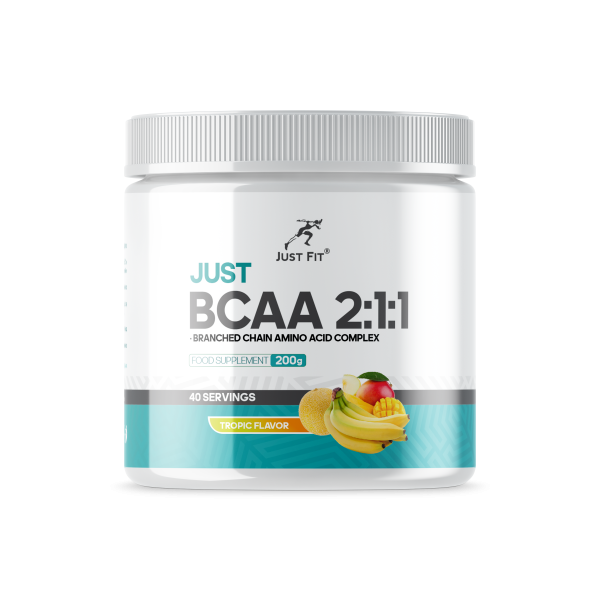 Just Fit BCAA 2:1:1 200 grams (Тропический микс)