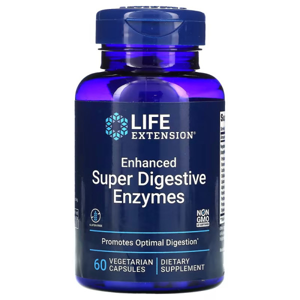 Life Extension Enhanced Super Digestive Enzymes 60 veg capsules