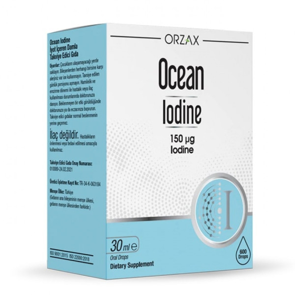Orzax Ocean Iodine 150 mcg 30 ml