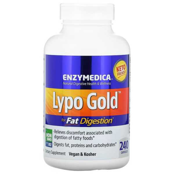 Enzymedica Lypo Gold 240 capsules