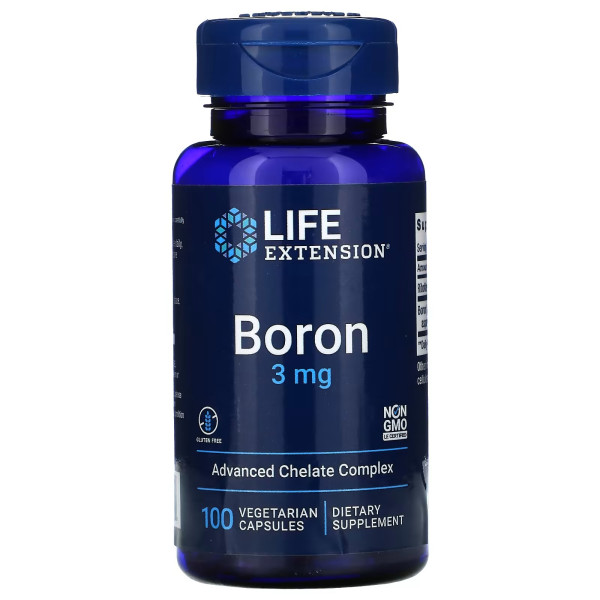 Life Extension Boron 3 mg 100 veg capsules