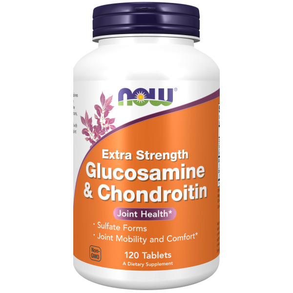 NOW Glucosamine & Chondroitin Extra Strength 120 tablets