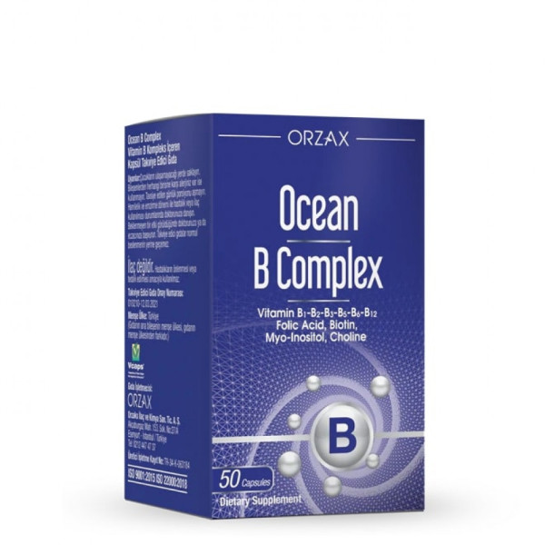 Orzax Ocean B Complex 50 capsules
