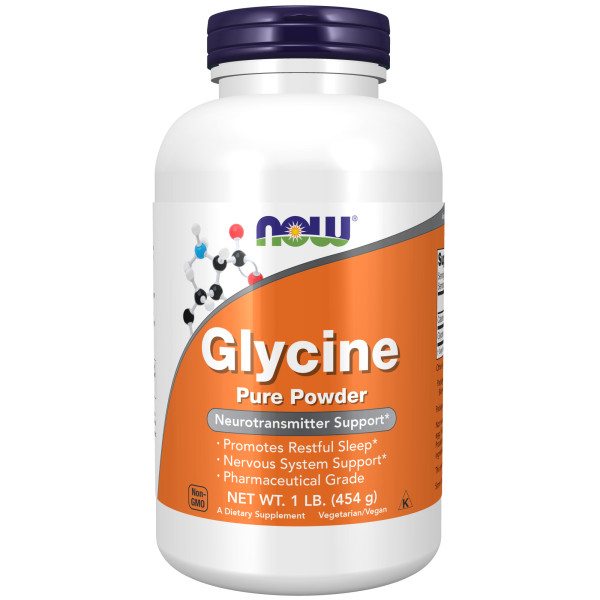 NOW Glycine Pure Powder 454 grams