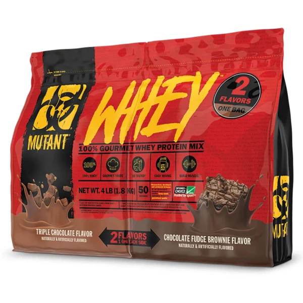 Mutant Whey 1800 grams (Тройной шоколад / Шоколадный брауни)