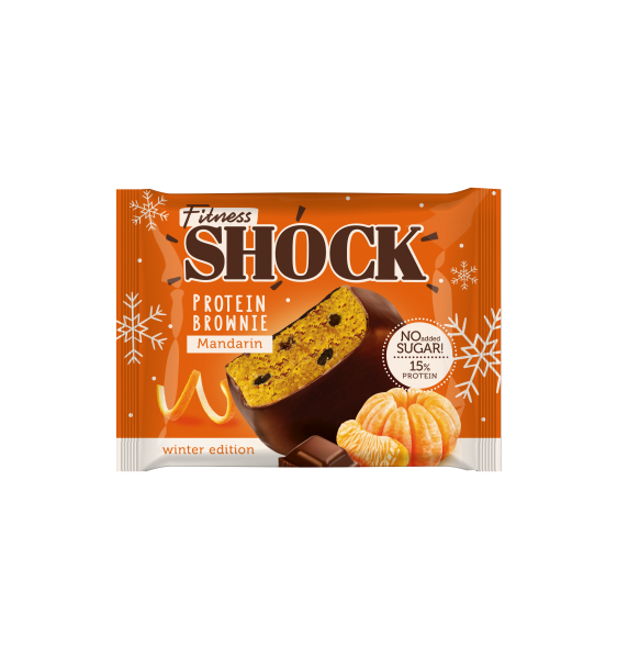 FitnesShock Brownie 50 grams (Мандариновый)