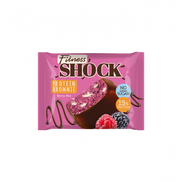 FitnesShock Brownie 50 grams (Ягодный микс)