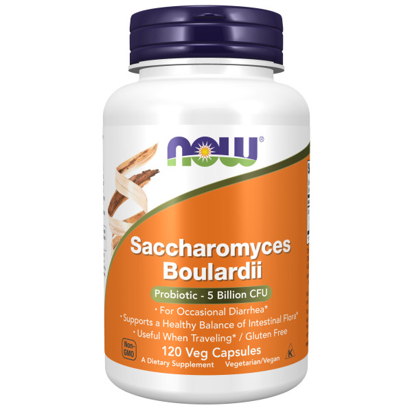 NOW Saccharomyces Boulardi 120 veg capsules