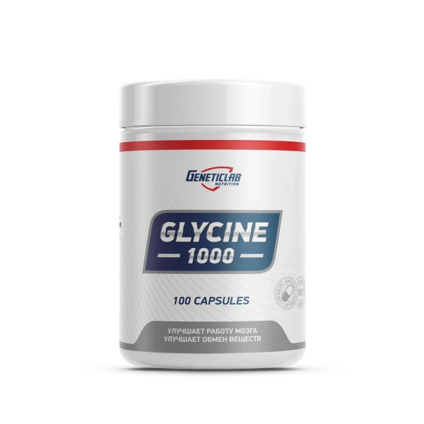 Geneticlab Glycine 1000 mg 100 capsules