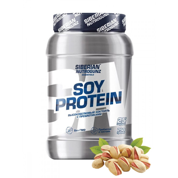 Siberian NutroGunz SOY Protein 750 grams (Фисташка)