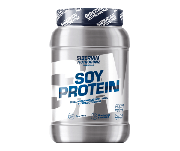 Siberian NutroGunz SOY Protein 750 grams (Ванильный пломбир)