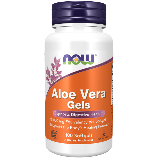 NOW Aloe Vera 10000 Gels 100 softgels