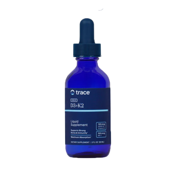 Trace Minerals Liquid Ionic D3 + K2 100 mcg 59 ml