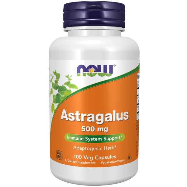 NOW Astragalus 500 mg 100 veg capsules