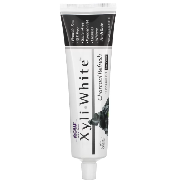 NOW Xyliwhite Charcoal Refresh Toothpaste 181 grams