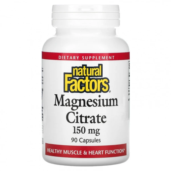 Natural Factors Magnesium citrate 150 mg 90 capsules