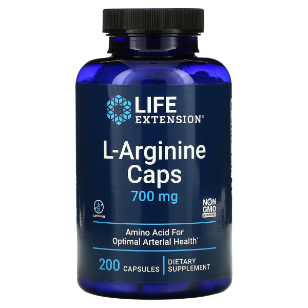 Life Extension L-Arginine Caps 700 mg 200 capsules