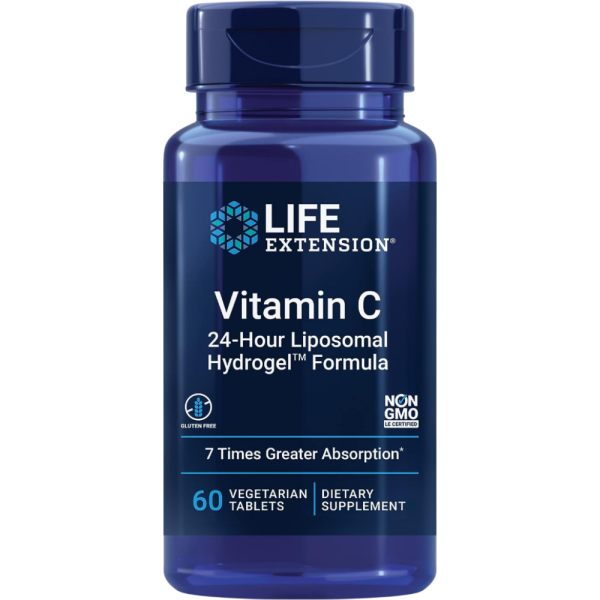 Life Extension Vitamin C 24-Hour Liposomal Hydrogel Formula 60 tablets