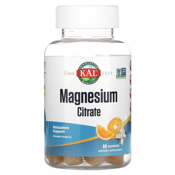 KAL Magnesium Gummies 60 gummies