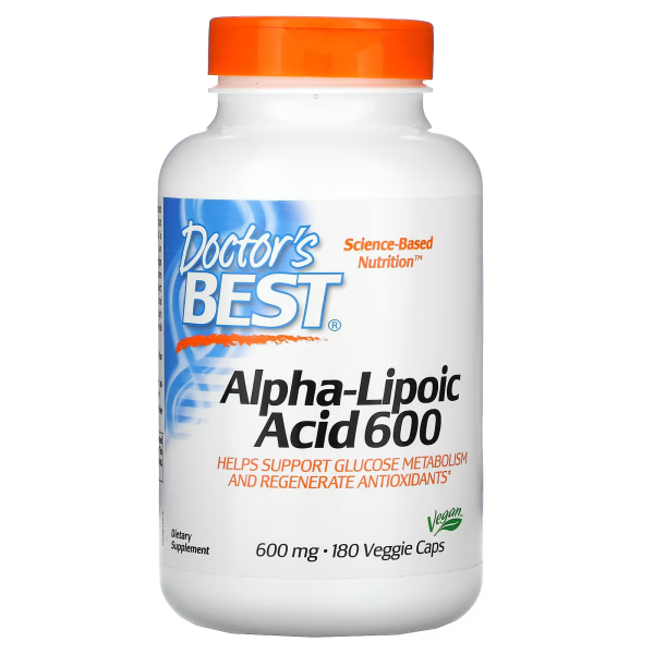 Doctor's Best Alpha-Lipoic Acid 600 mg 180 veg capsules