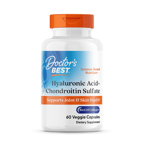 Doctor's Best Hyaluronic Acid+Chondroitin Sulfate 60 veg capsules